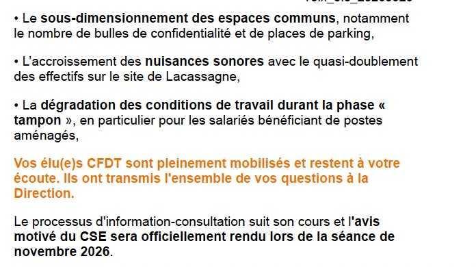 La voix de la CFDT OFS N°22 - (octobre 2026)