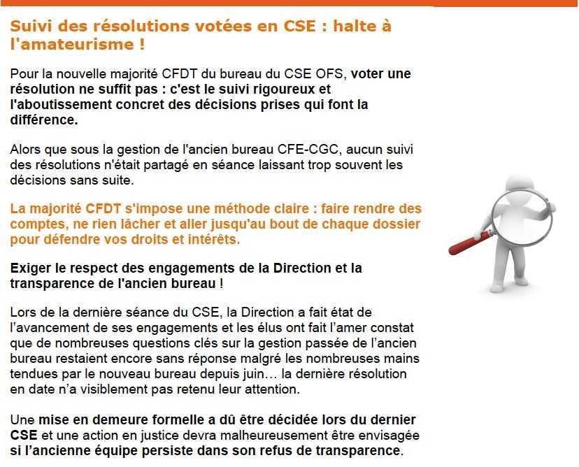 La voix de la CFDT OFS N°22 - (octobre 2026)