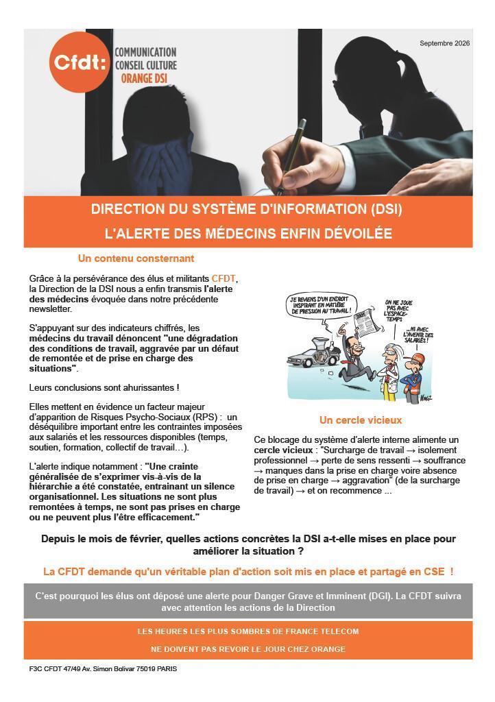 Direction du système d’information : l’alerte des médecins enfin dévoilée