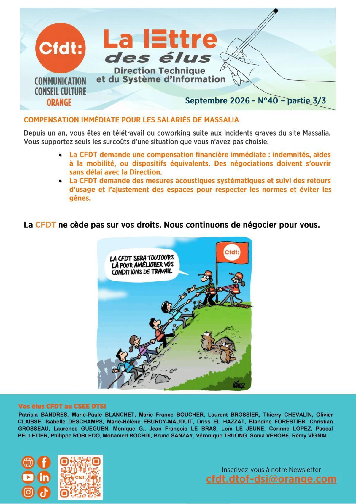 La lettre des élus DTSI #40 - partie 3 - Projet Mistral