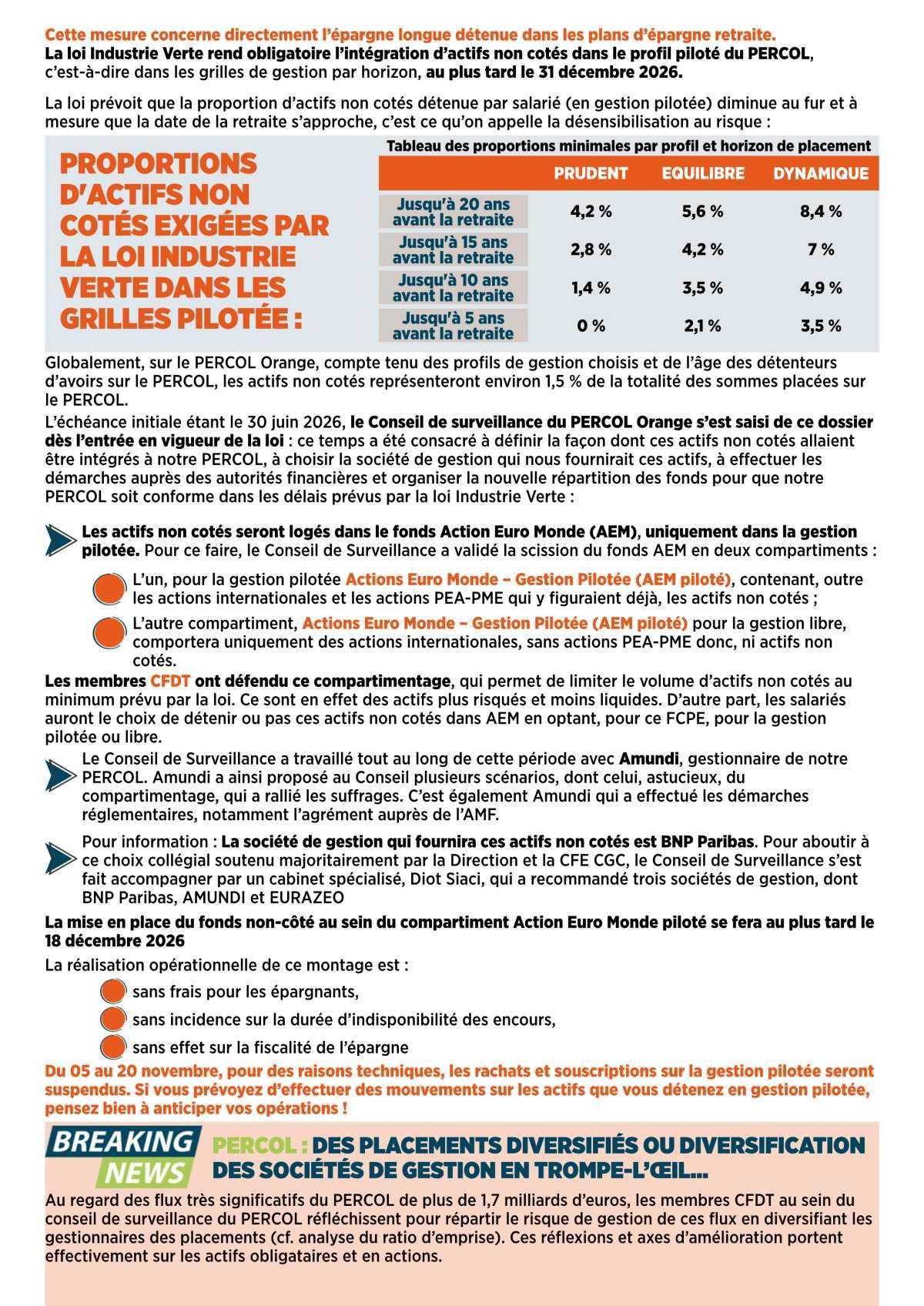LA LETTRE DE L’ÉPARGNE N°48