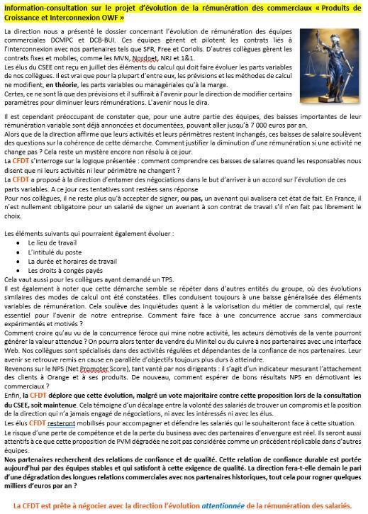 Fil d'actu du CSEE OW - Septembre 2026