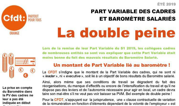 PVM et Baromètre salarié : la double peine