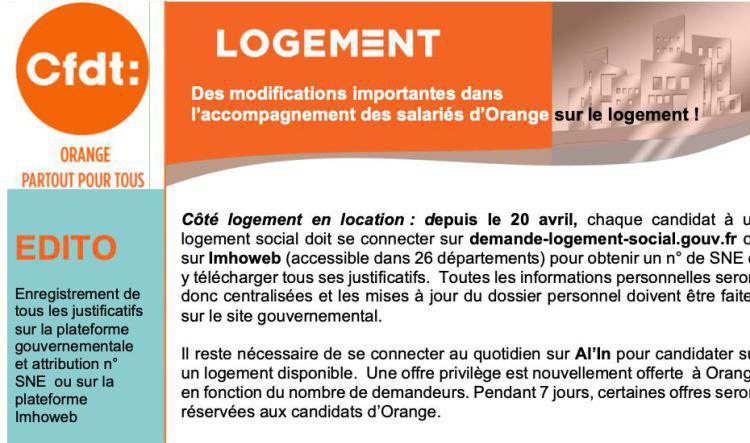 LOGEMENT - Avril 2021