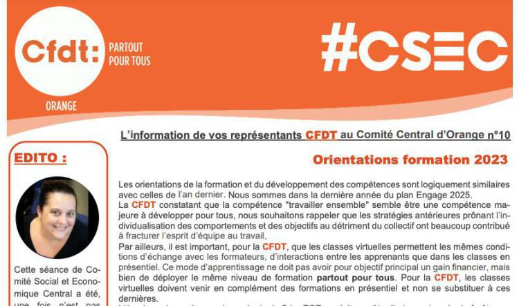 #CSEC N°10 - Octobre 2022