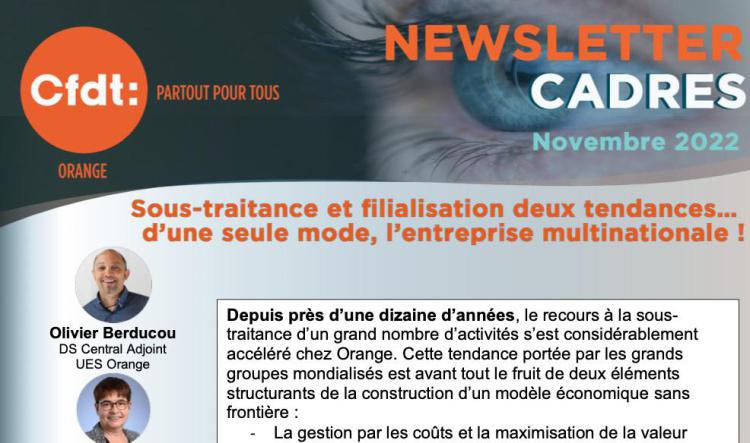 Newsletter Cadres - Nov- 2022