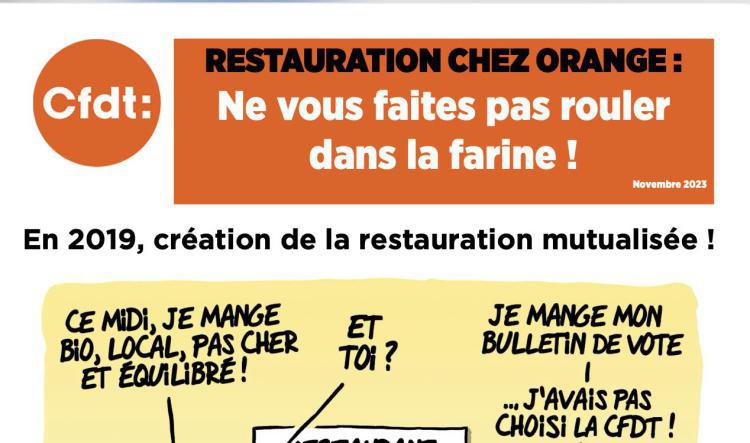 🍽 #restauration  chez Orange : ne vous faites pas rouler dans la farine ❗️🍴🥄