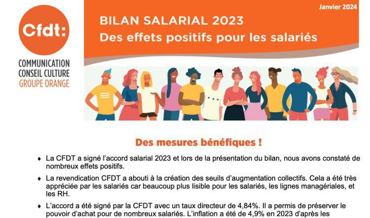 Bilan salarial 2023 : des effets positifs pour les salariés