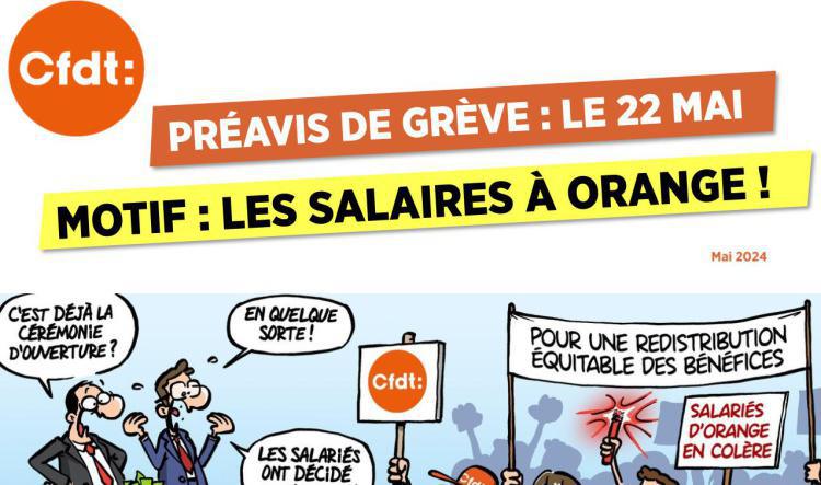 22 mai 2024 : préavis de grève