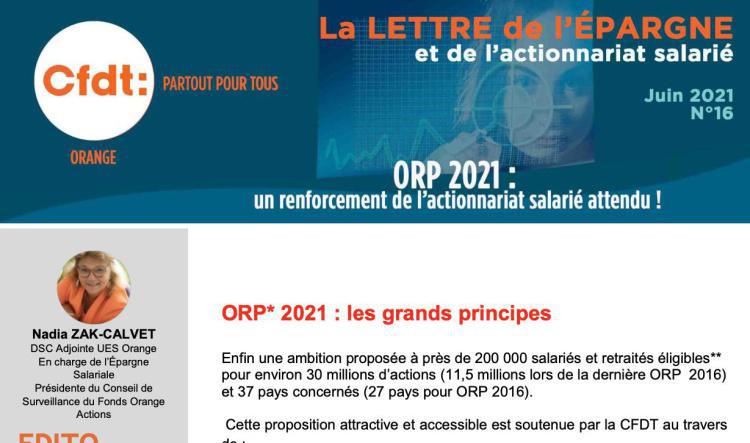 La lettre de l'épargne et de l'actionnariat salarié - N°16