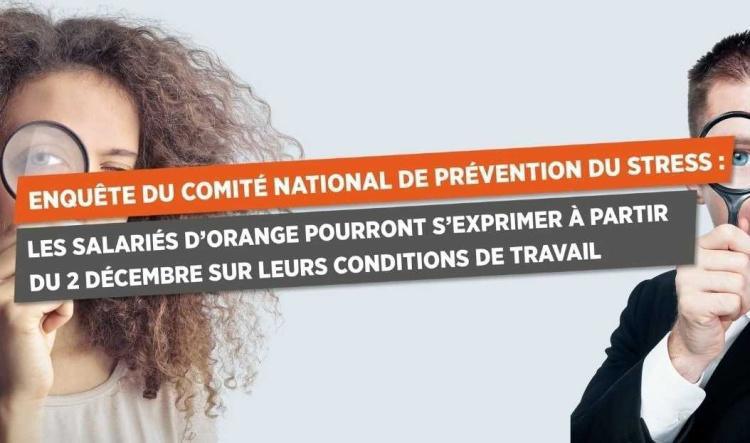ENQUÊTE DU COMITÉ NATIONAL DE PRÉVENTION DU STRESS