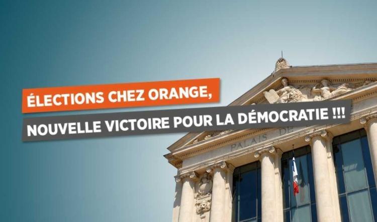 ÉLECTIONS CHEZ ORANGE, NOUVELLE VICTOIRE POUR LA DÉMOCRATIE !!