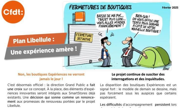 Plan libellule : une expérience amère ! Agence Distribution - N°02/2025