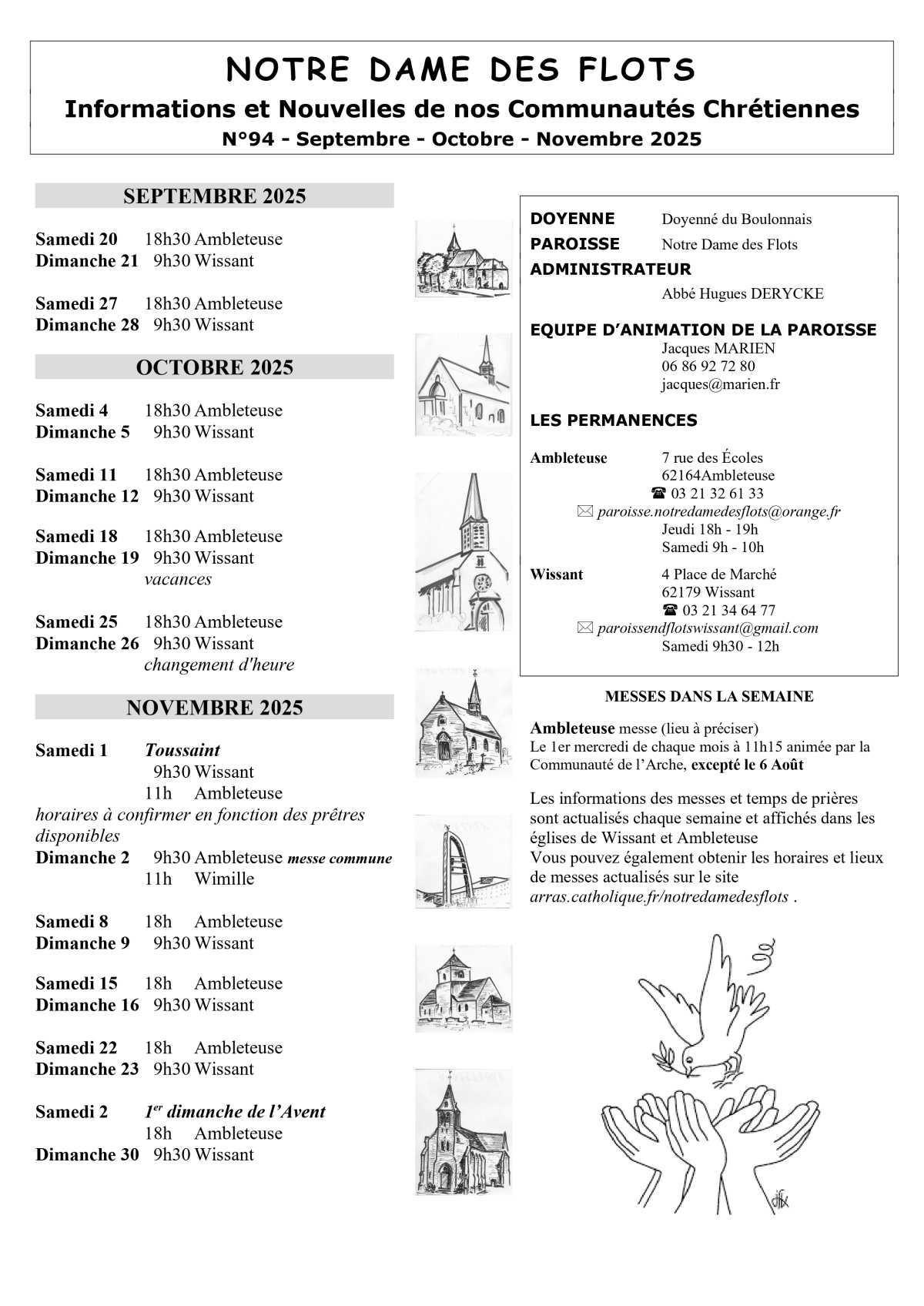 Eglise - messes Eglise - messes