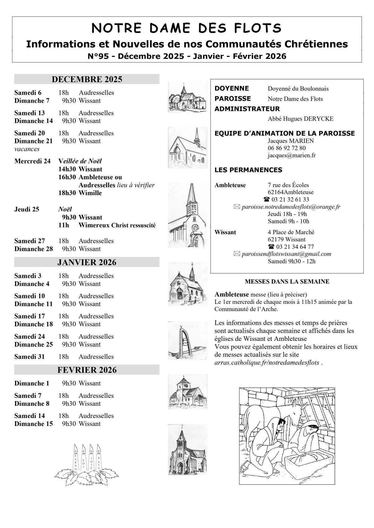Eglise - messes Eglise - messes
