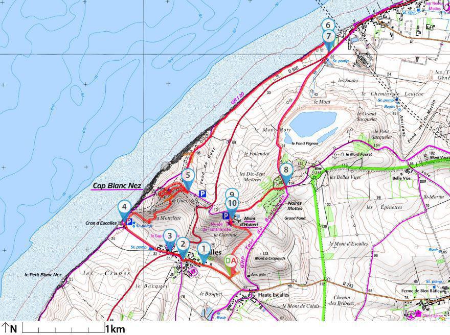 Le Cap Blanc-Nez et les hauts de Sangatte Le Cap Blanc-Nez et les hauts de Sangatte
