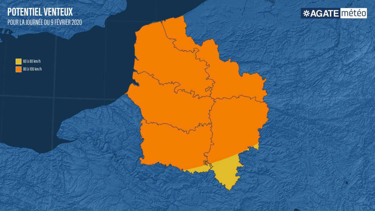 Fort potentiel tempétueux à partir de dimanche sur les Hauts-de-France ! Fort potentiel tempétueux à partir de dimanche sur les Hauts-de-France !