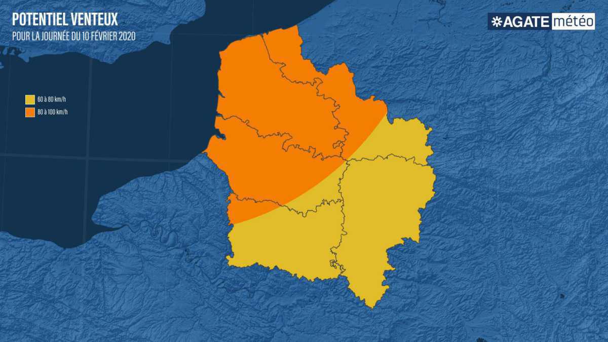Fort potentiel tempétueux à partir de dimanche sur les Hauts-de-France ! Fort potentiel tempétueux à partir de dimanche sur les Hauts-de-France !