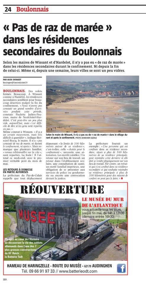 «Pas de raz de marée» dans les résidences secondaires du Boulonnais