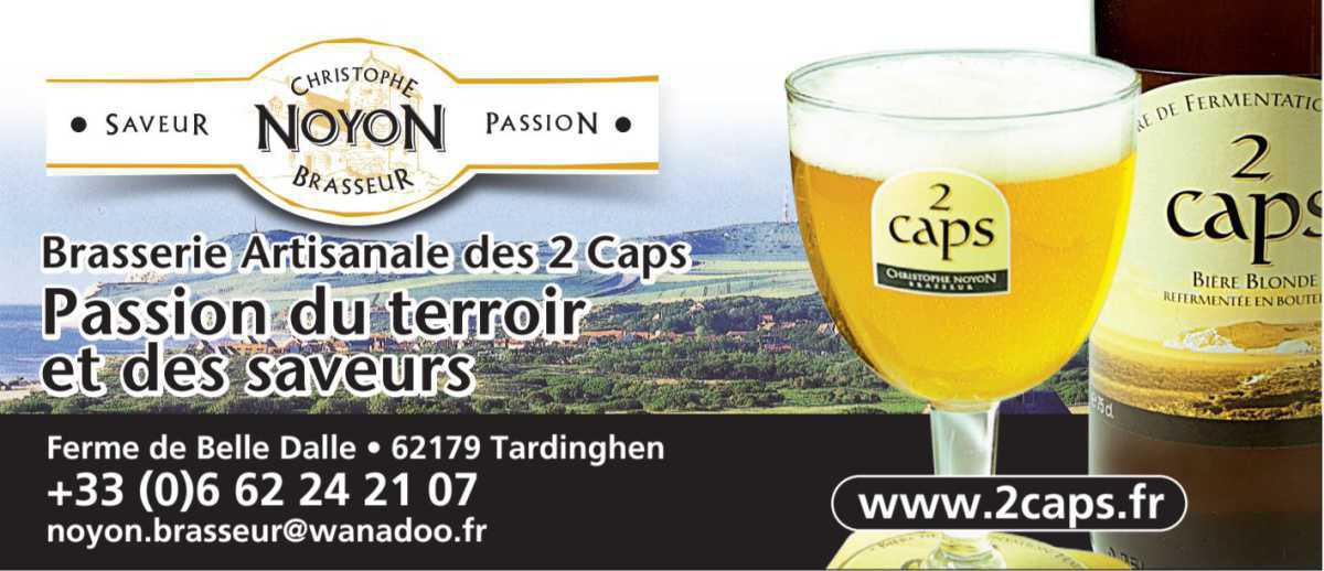 Christophe Noyon, maître-brasseur à la Brasserie des 2 Caps Christophe Noyon, maître-brasseur à la Brasserie des 2 Caps
