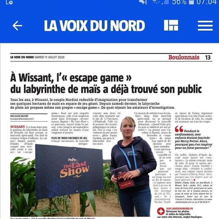  À Wissant, l’escape game du labyrinthe de maïs a déjà trouvé son public 