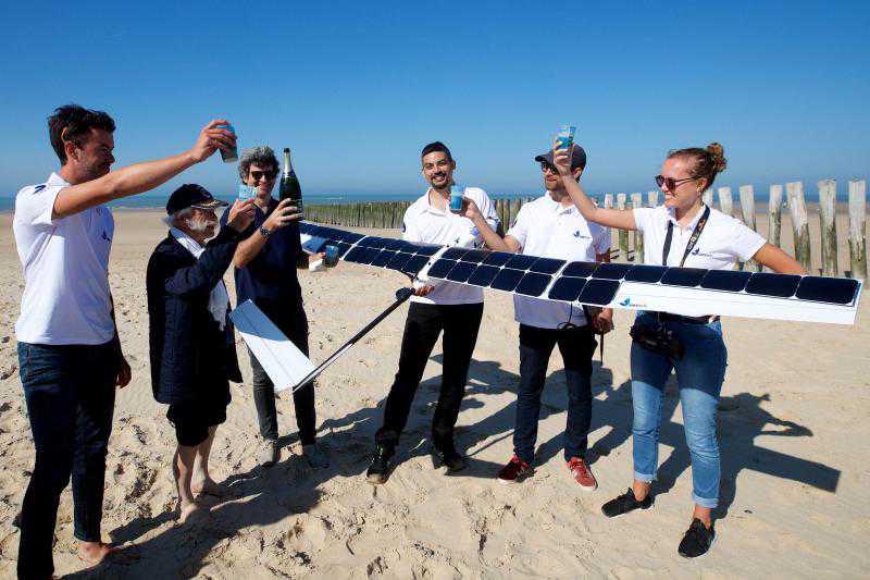 Le drone solaire a réussi sa double traversée de la Manche en deux heures vingt