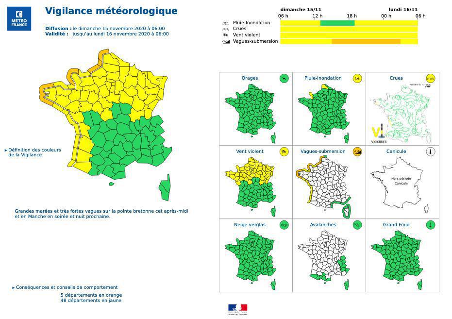 Tempête et submersion marine : les côtes de la Manche sous la menace ce dimanche Tempête et submersion marine : les côtes de la Manche sous la menace ce dimanche