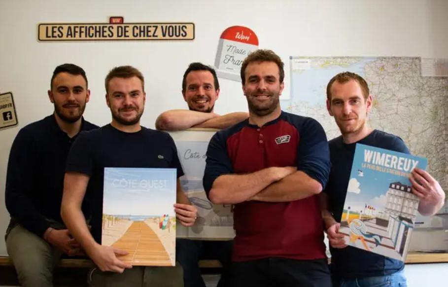 Lille : La France entière s’affiche façon vintage grâce à Wim'