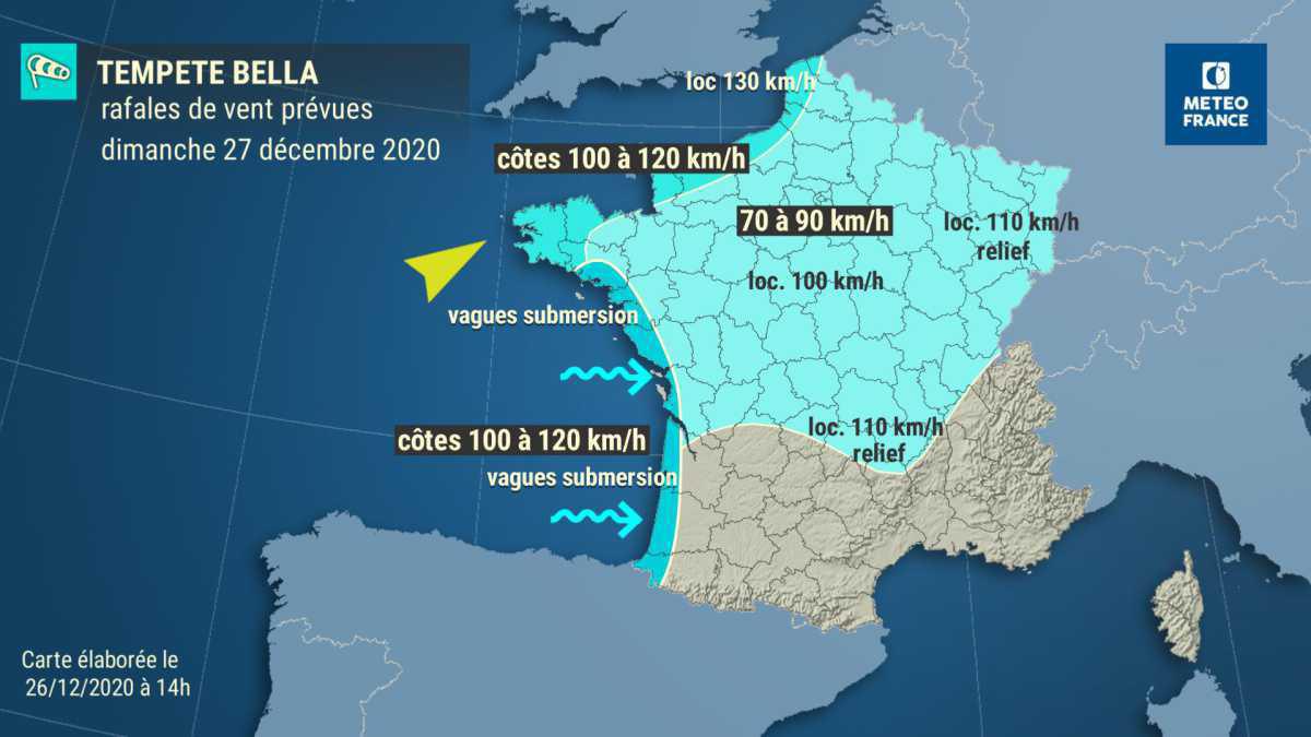 Tempête Bella : des vents à 142 km/h sur la Côte d’Opale