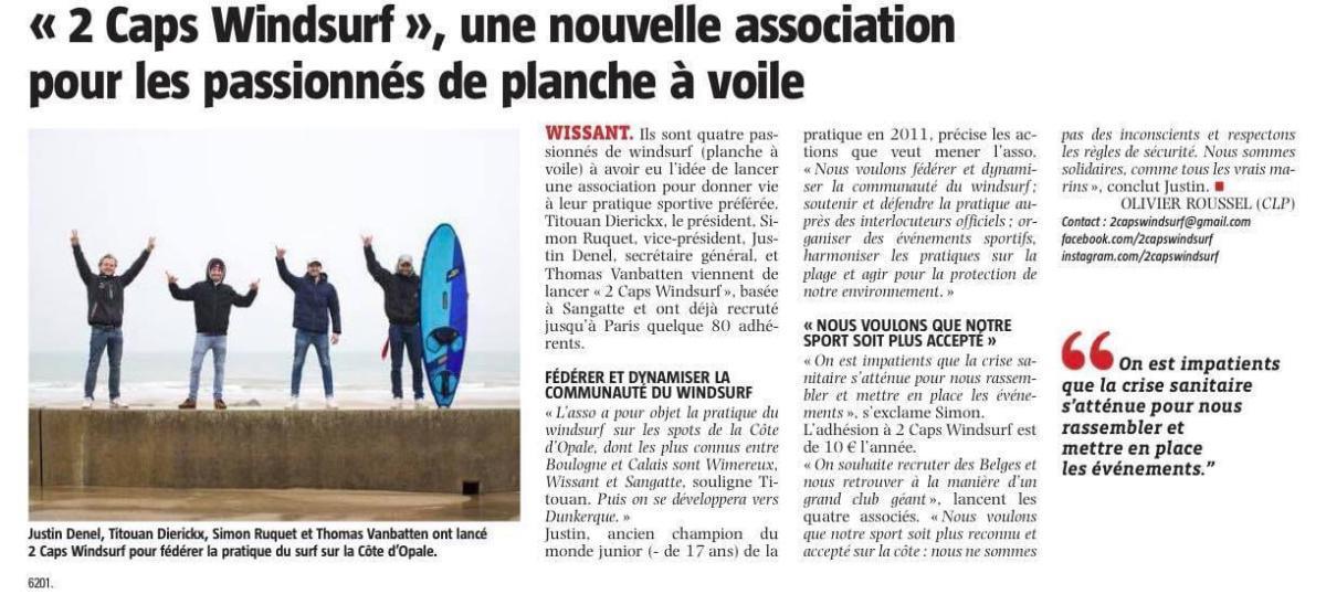À Wissant, une nouvelle association pour les passionnés de windsurf