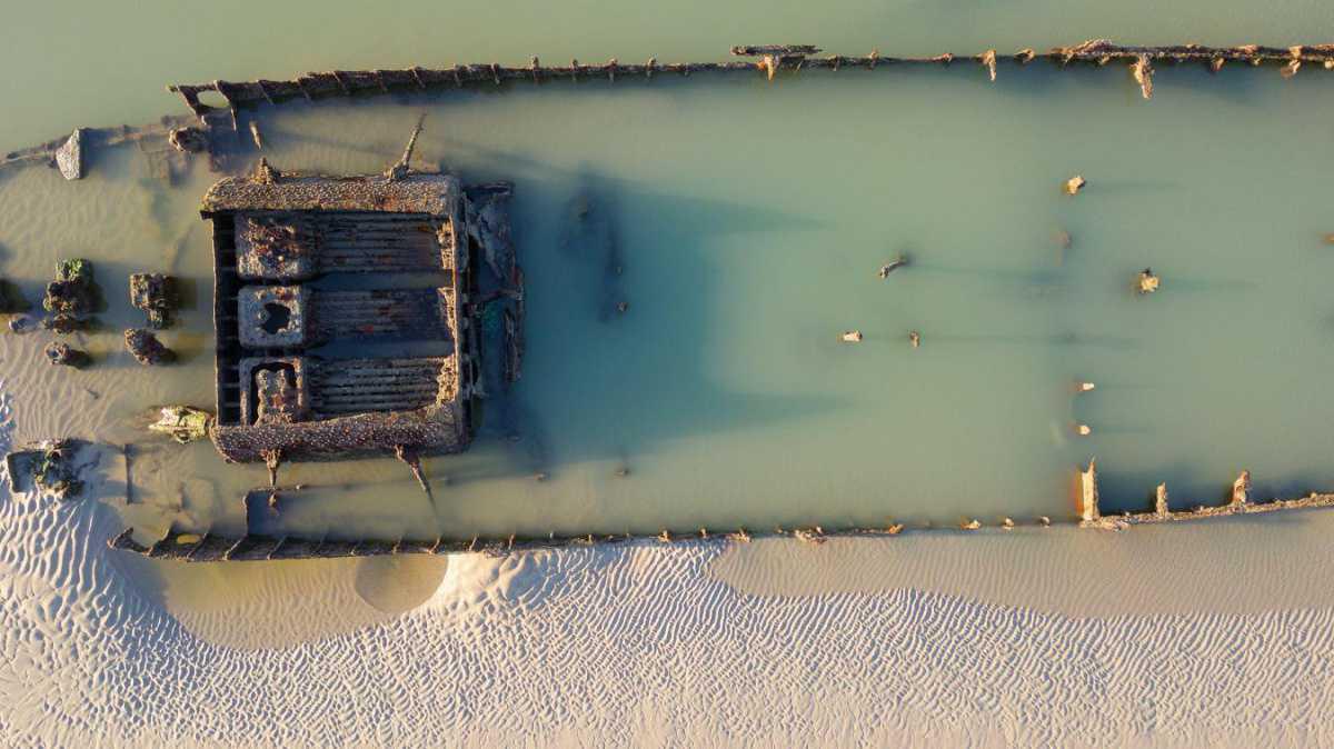 Les photos époustouflantes de l’épave d’un chalutier échoué sur la plage de Tardinghen depuis 104 ans Les photos époustouflantes de l’épave d’un chalutier échoué sur la plage de Tardinghen depuis 104 ans