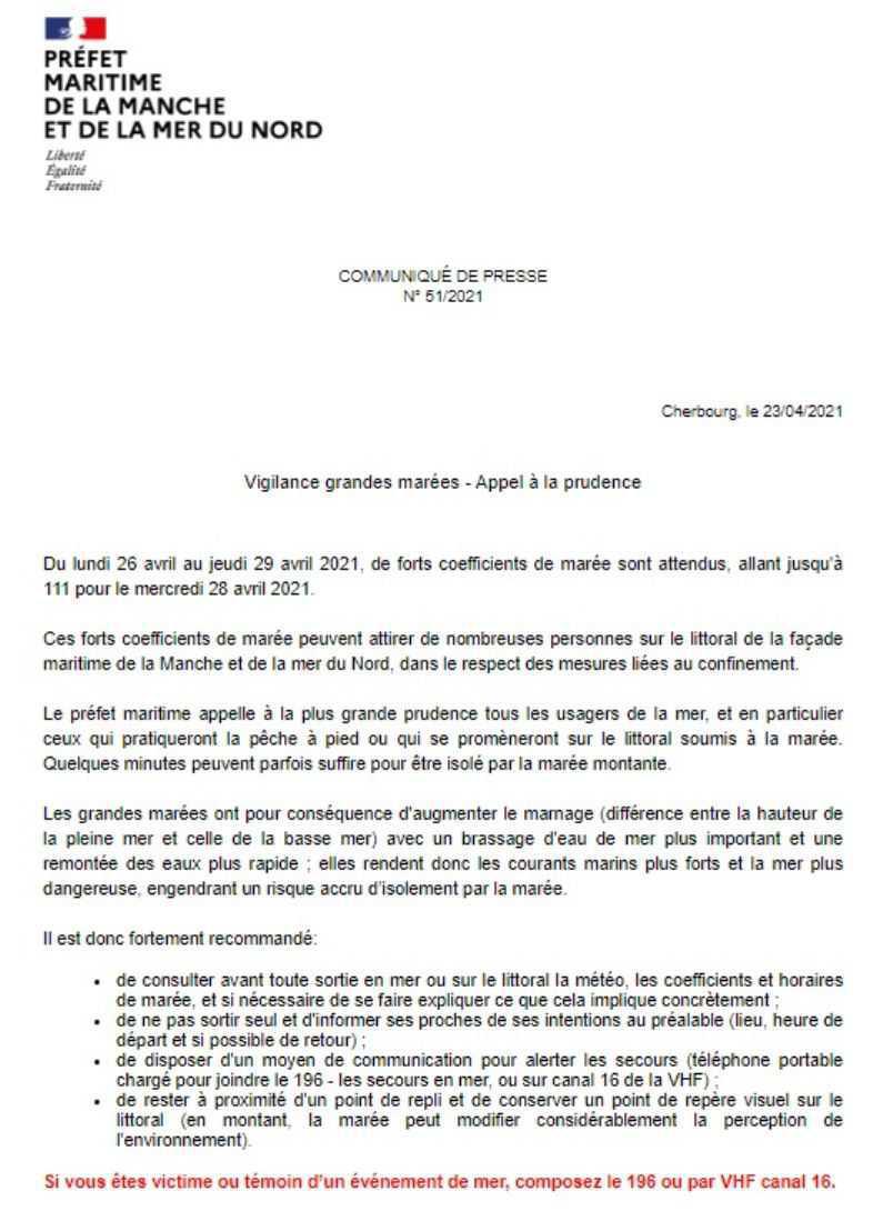 Prudence, le spectacle des grandes marées n'est pas sans danger sur la Côte d'Opale Prudence, le spectacle des grandes marées n'est pas sans danger sur la Côte d'Opale