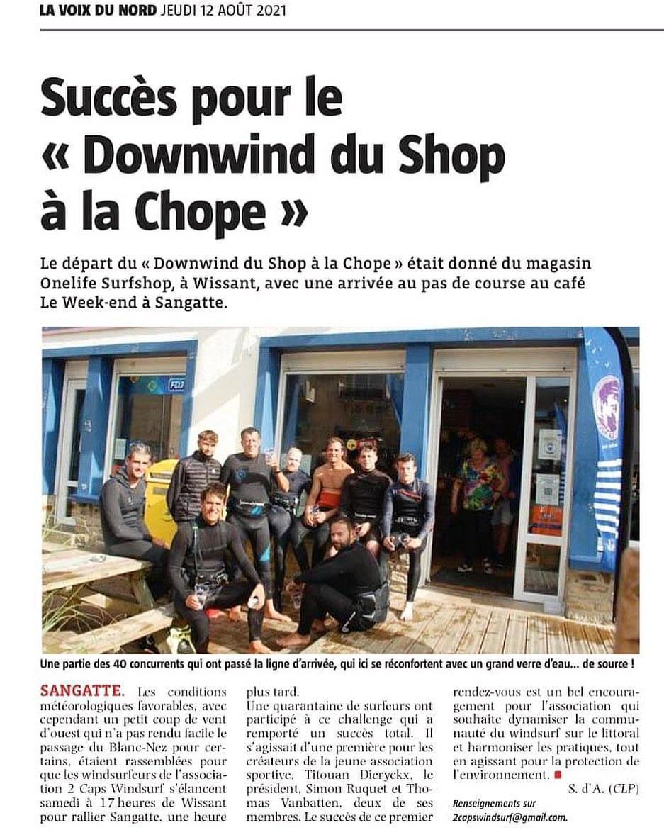 Sangatte: succès pour le «Downwind du Shop à la Chope»