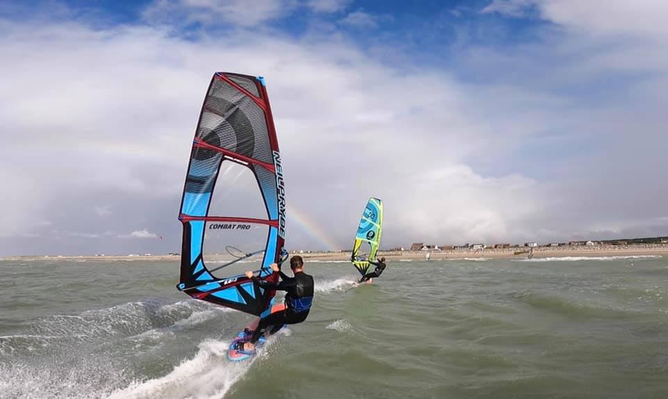  Pierre Macquaert vainqueur d'un joli downwind entre Wissant et Sangatte 
