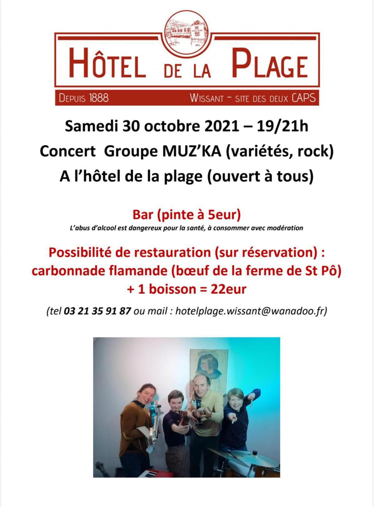 Concert du groupe local MUZ'KA