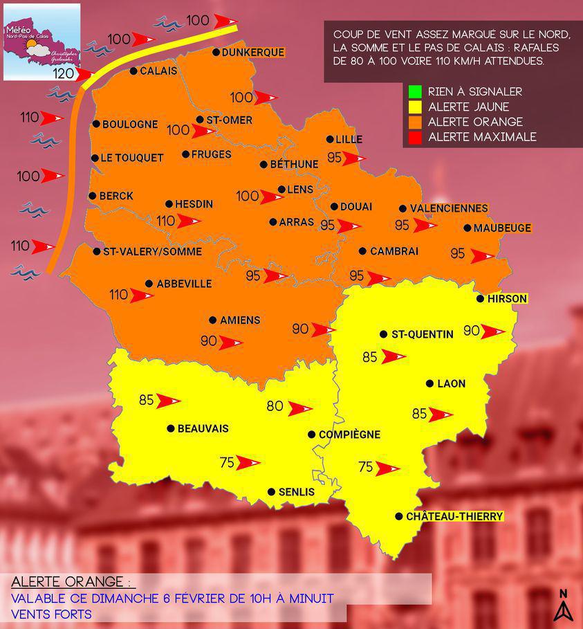 Fort coup de vent dimanche au nord Fort coup de vent dimanche au nord