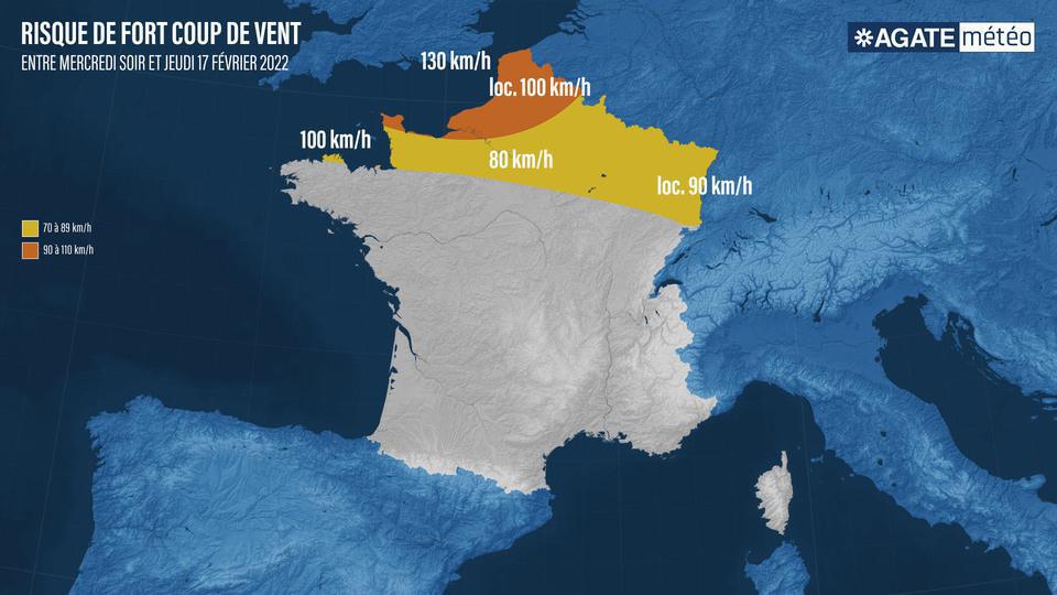 Confirmation de la tempête Eunice pour ce vendredi ! Confirmation de la tempête Eunice pour ce vendredi !