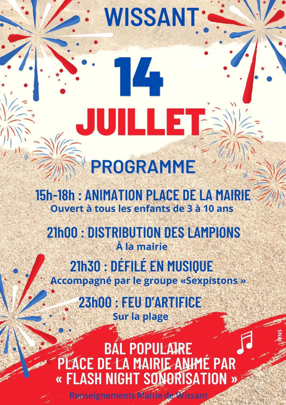 Festivités du 14 Juillet - Fête Nationale Festivités du 14 Juillet - Fête Nationale