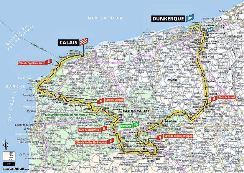 Tour de France 2022 : parcours et profil de la 4e étape Tour de France 2022 : parcours et profil de la 4e étape