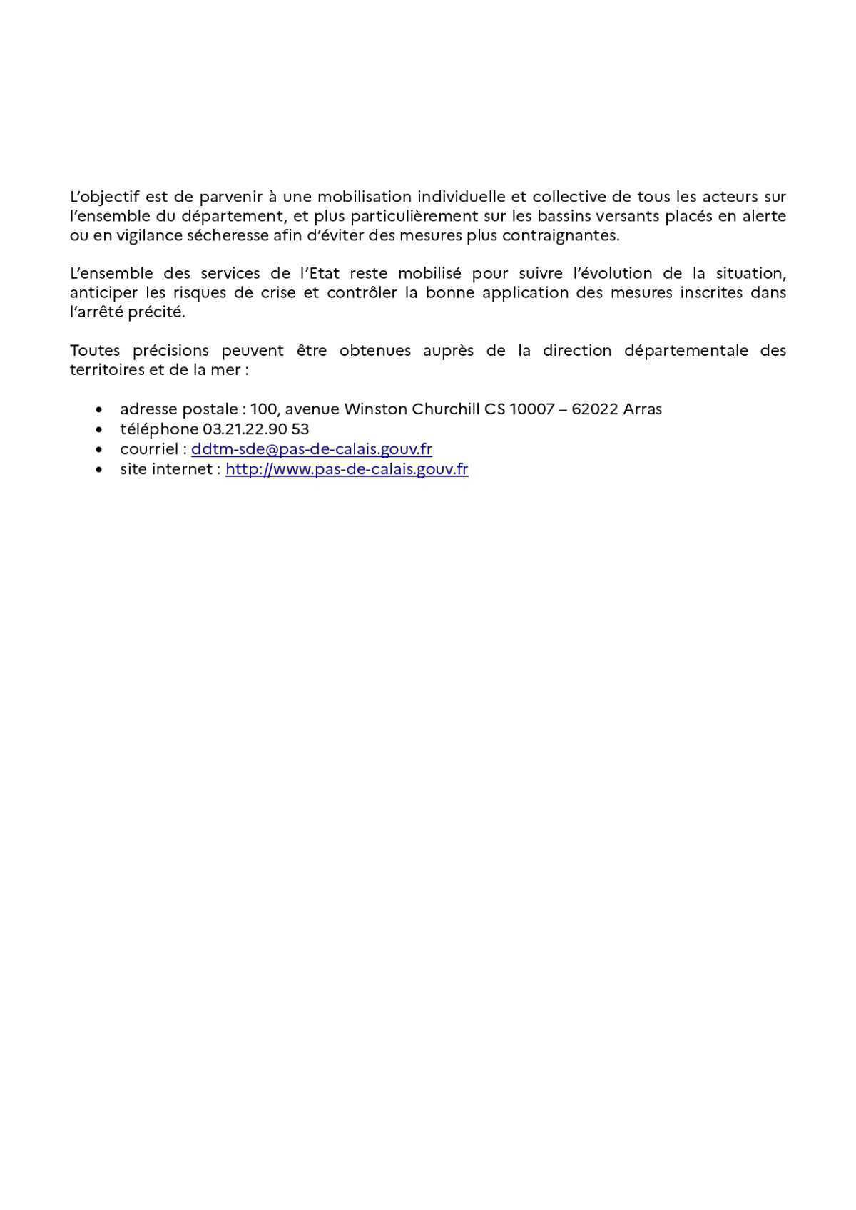 Alerte Sécheresse Alerte Sécheresse