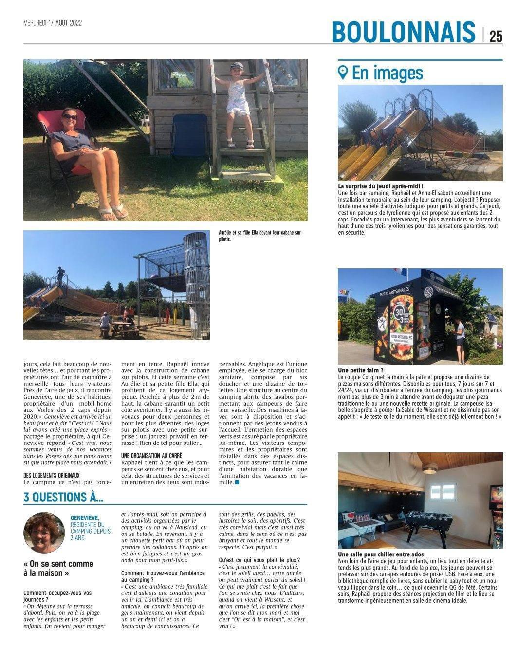 Cap sur le camping Les voiles des 2 Caps à Hervelinghen Cap sur le camping Les voiles des 2 Caps à Hervelinghen