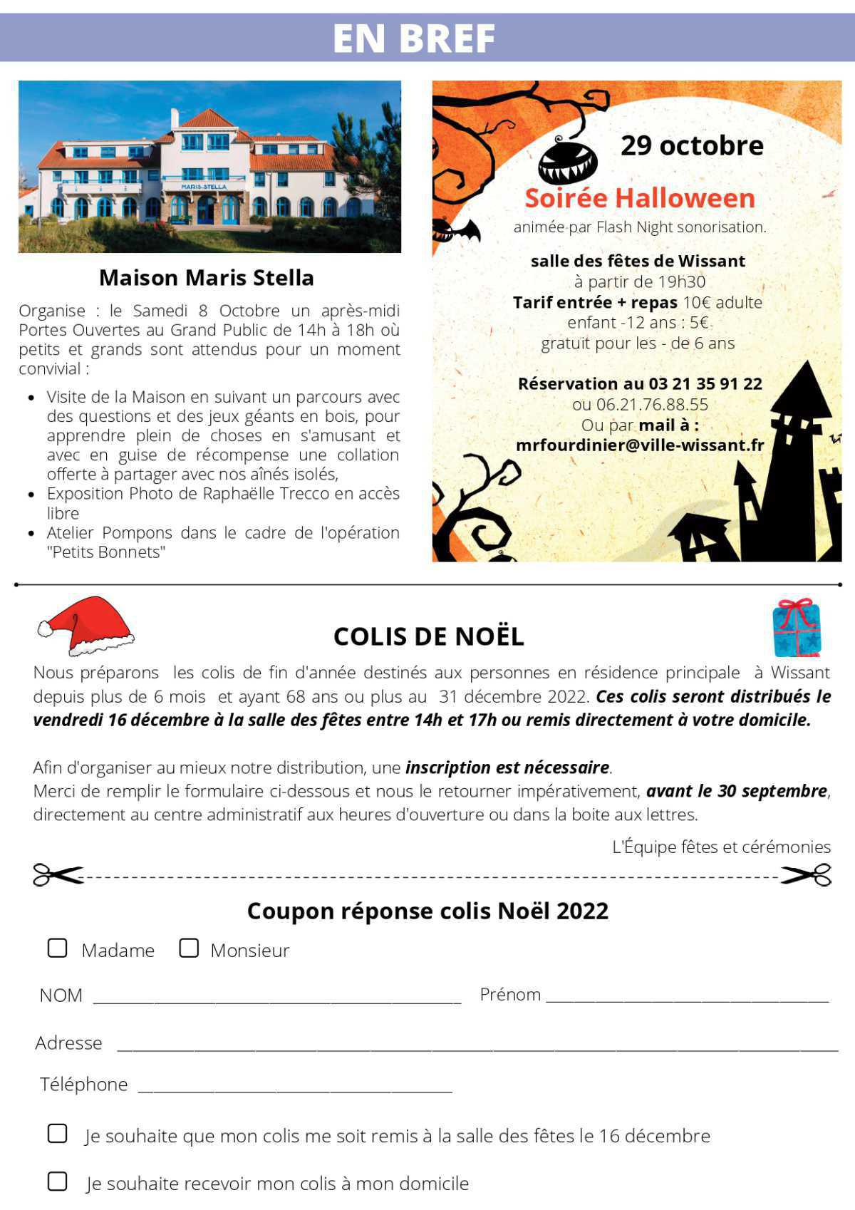 Le Lien Wissantais de Septembre - Octobre 2022 est en ligne Le Lien Wissantais de Septembre - Octobre 2022 est en ligne