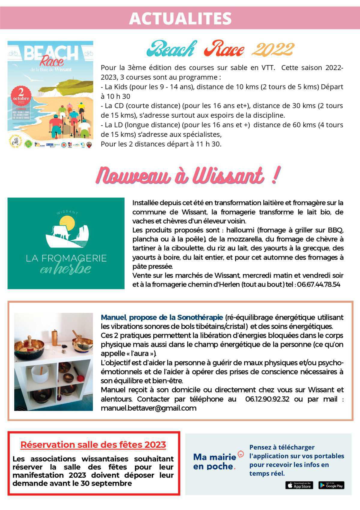 Le Lien Wissantais de Septembre - Octobre 2022 est en ligne Le Lien Wissantais de Septembre - Octobre 2022 est en ligne