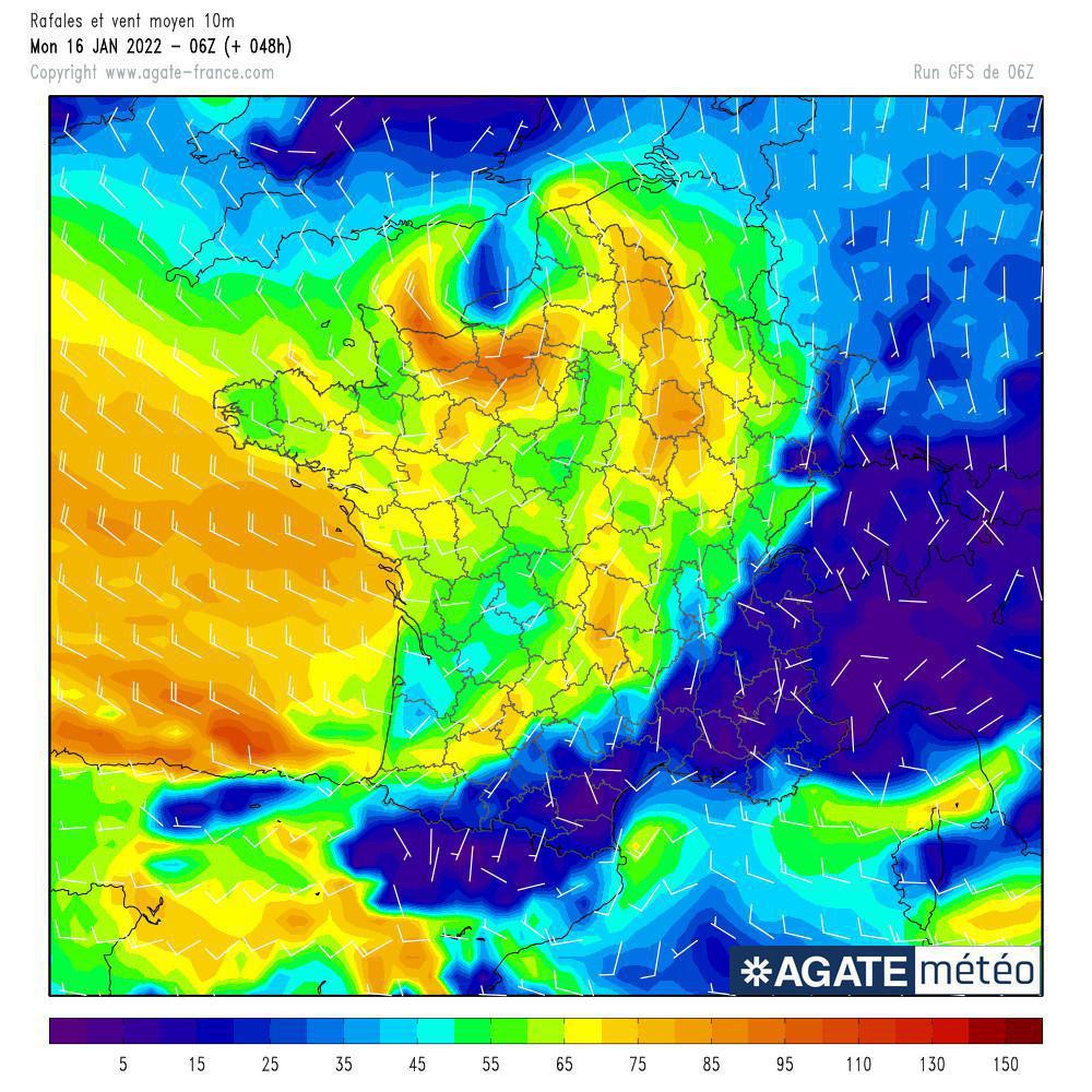 Risque de tempête dans la nuit de dimanche à lundi Risque de tempête dans la nuit de dimanche à lundi