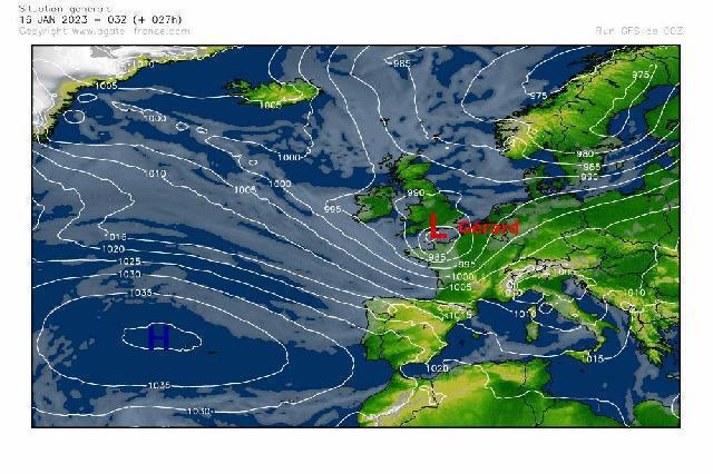 La tempête Gérard se confirme  La tempête Gérard se confirme