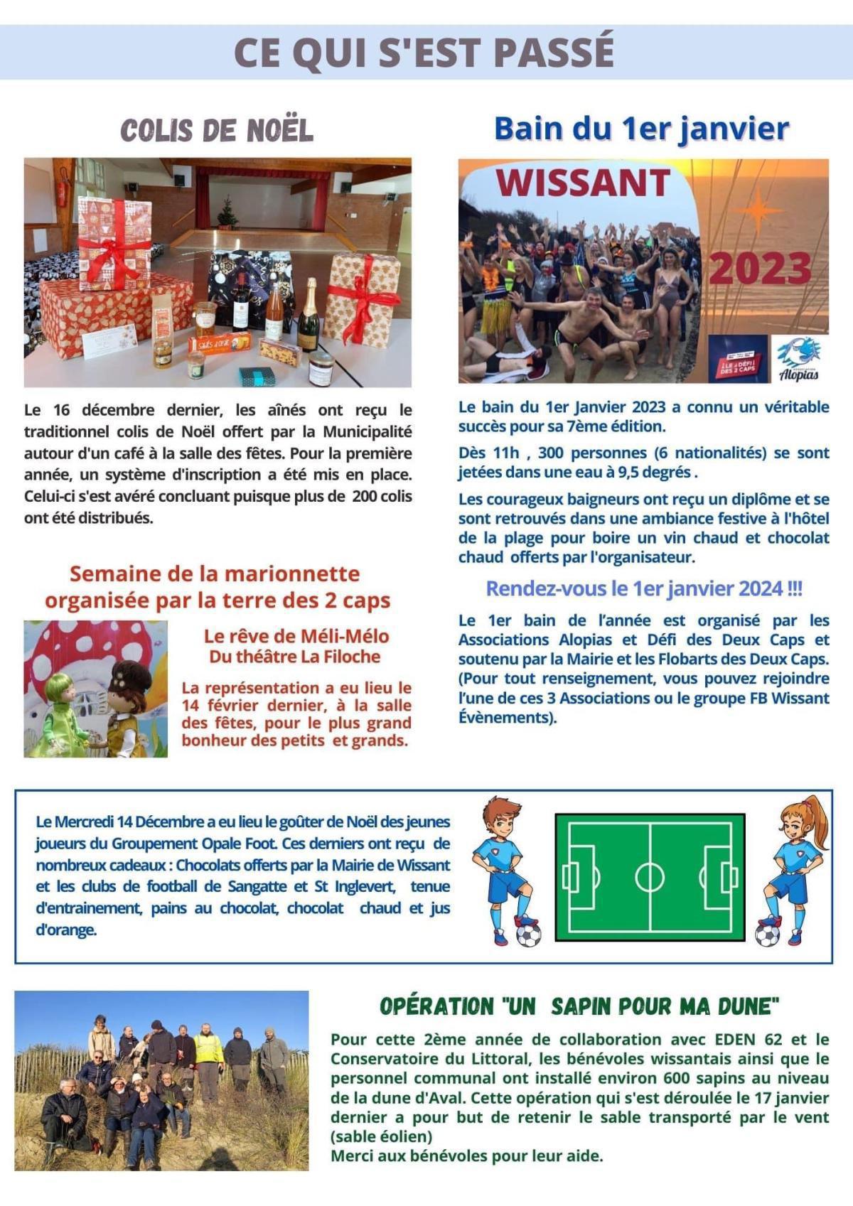 Le Lien Wissantais de Janvier Février Mars 2023 est en ligne Le Lien Wissantais de Janvier Février Mars 2023 est en ligne