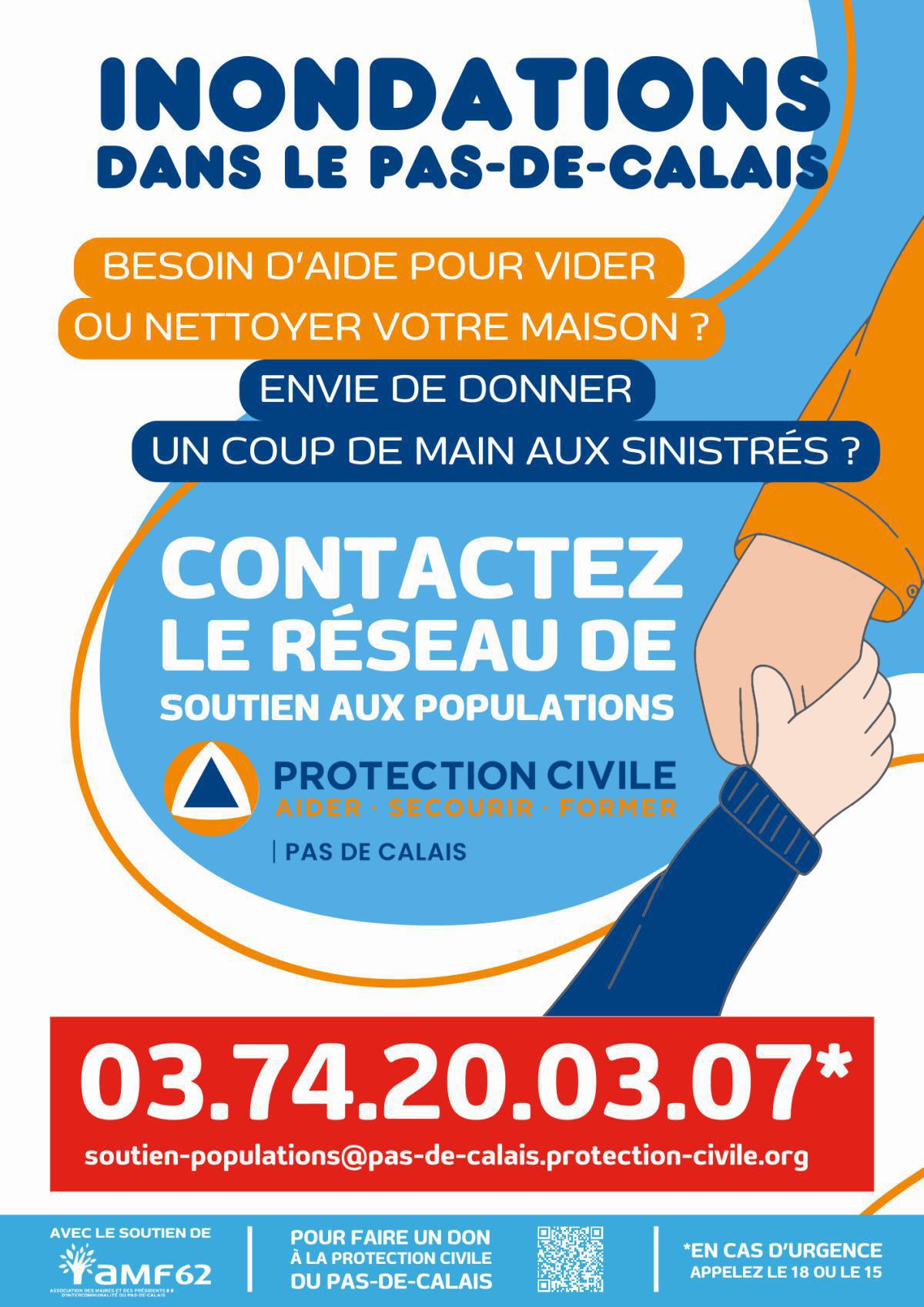 Aide à la population sinistrée Aide à la population sinistrée