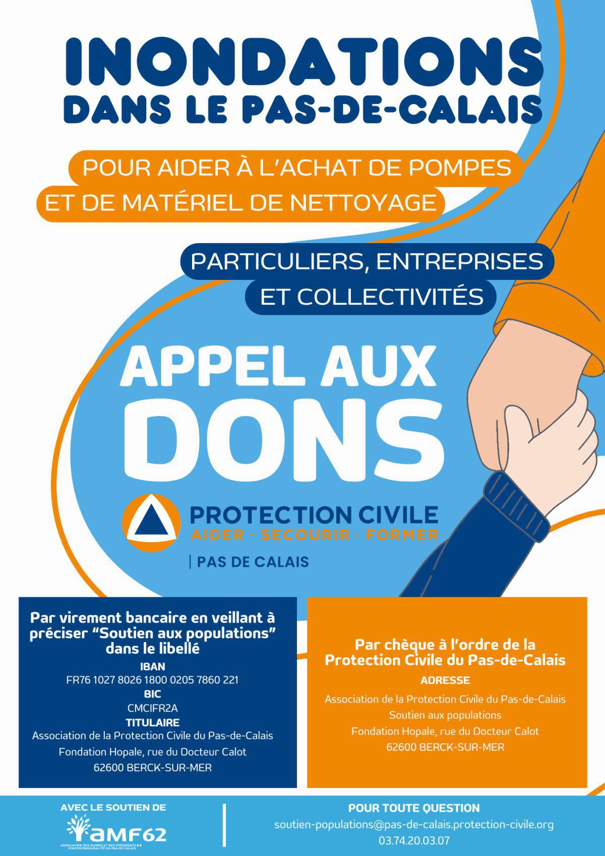 Aide à la population sinistrée Aide à la population sinistrée