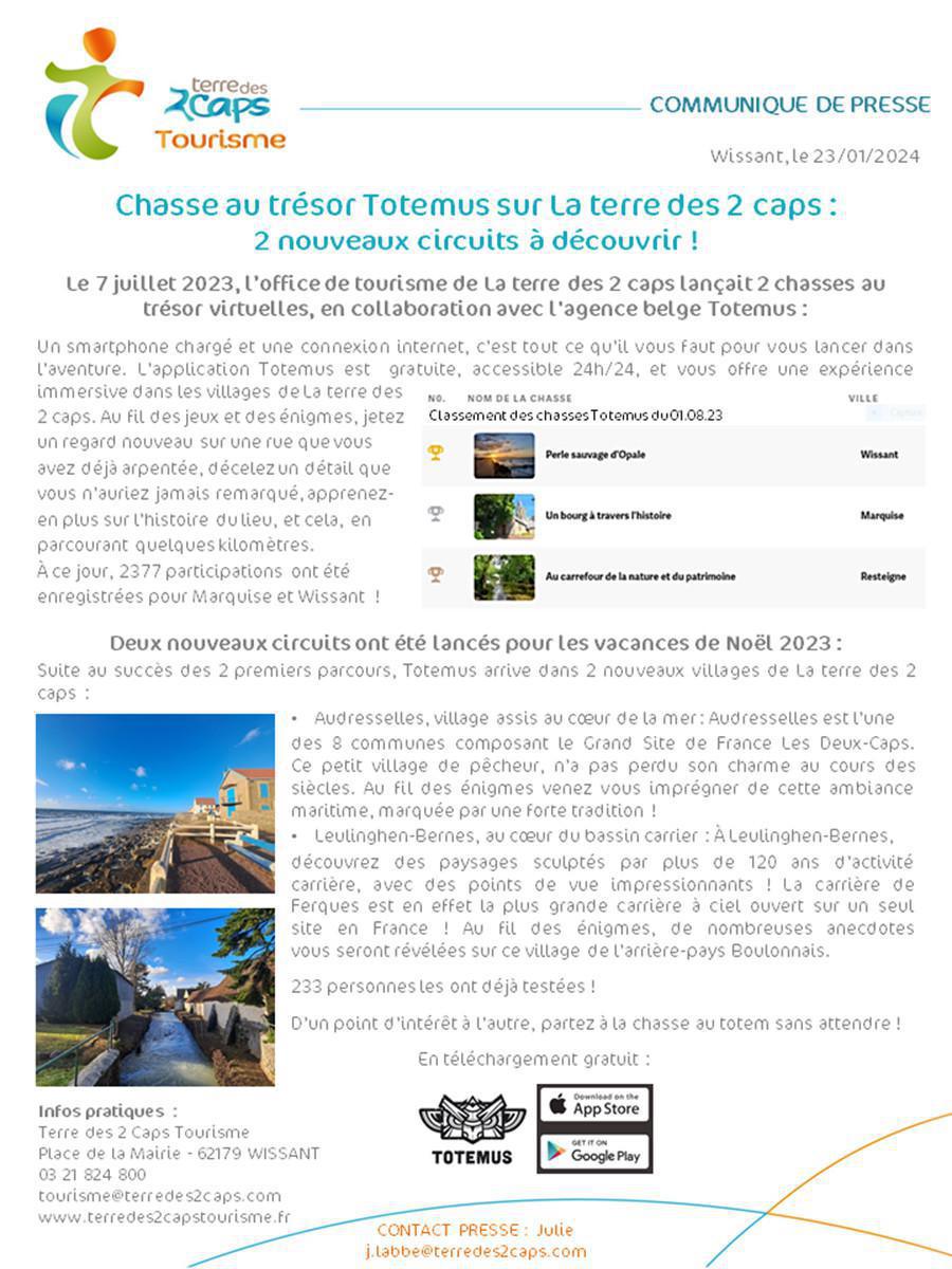 Chasse au trésor Totemus sur La Terre des 2 Caps: 2 nouveaux circuits à découvrir ! Chasse au trésor Totemus sur La Terre des 2 Caps: 2 nouveaux circuits à découvrir !