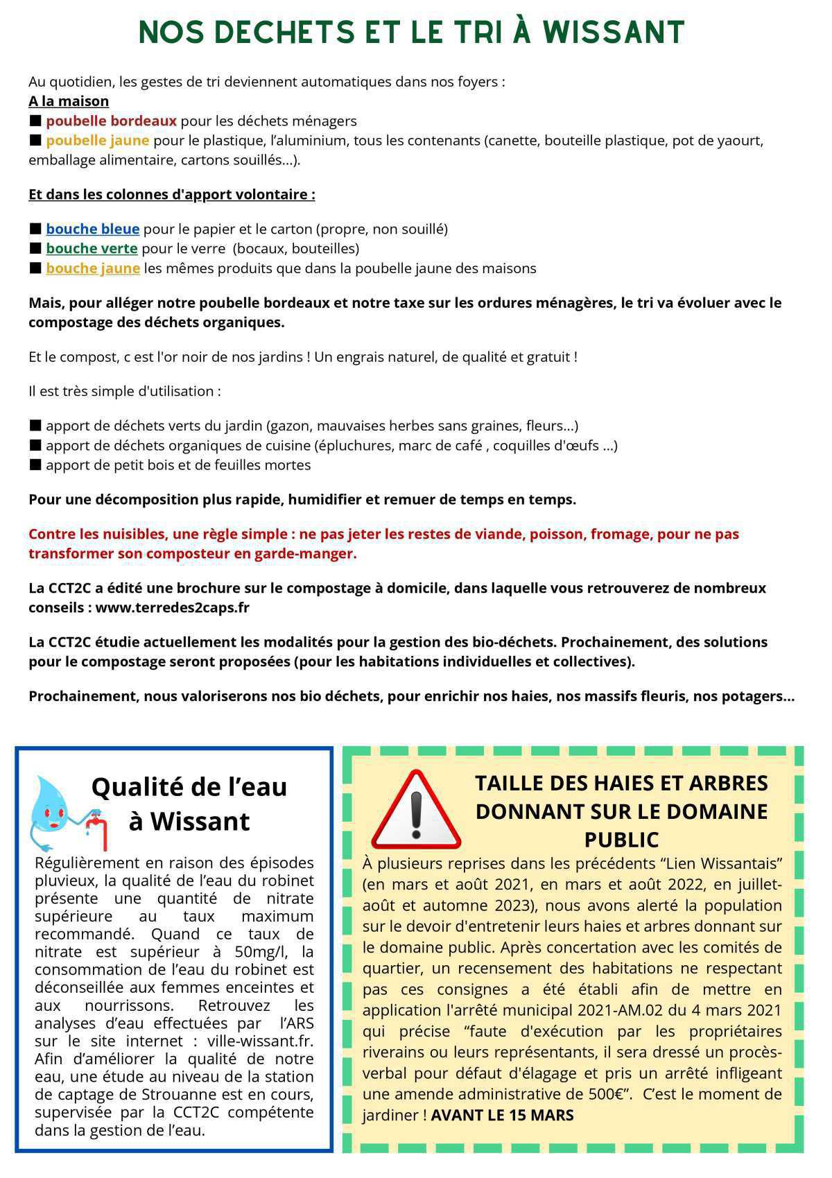 Le Lien Wissantais de Janvier - Février - Mars 2024 est en ligne Le Lien Wissantais de Janvier - Février - Mars 2024 est en ligne